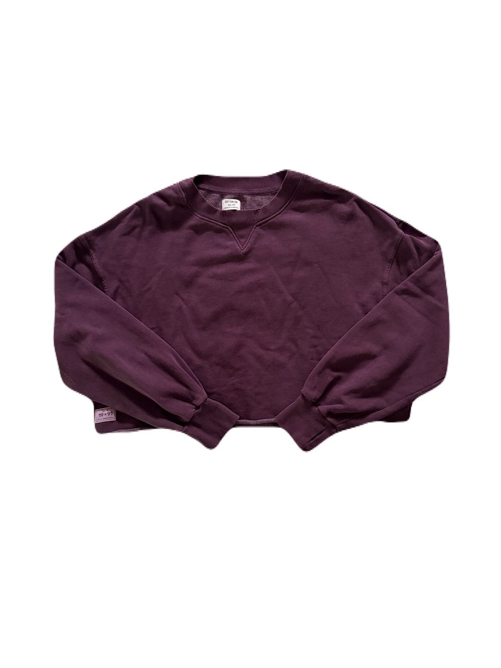 Cotton On Women’s Oversized Cropped Crewneck Sweatshirt